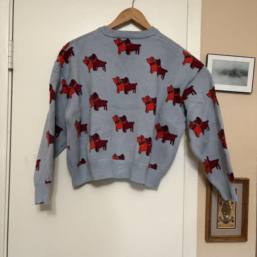 Dog Sweatshirt Find-me-now Women's Blue Large - Picture 3 of 5